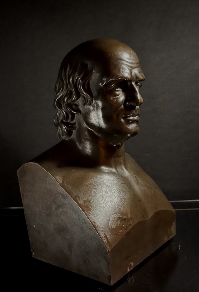Bronze Bust Of A Man By Antony-samuel Adam-salomon (1818-1881), 19th Century-photo-2