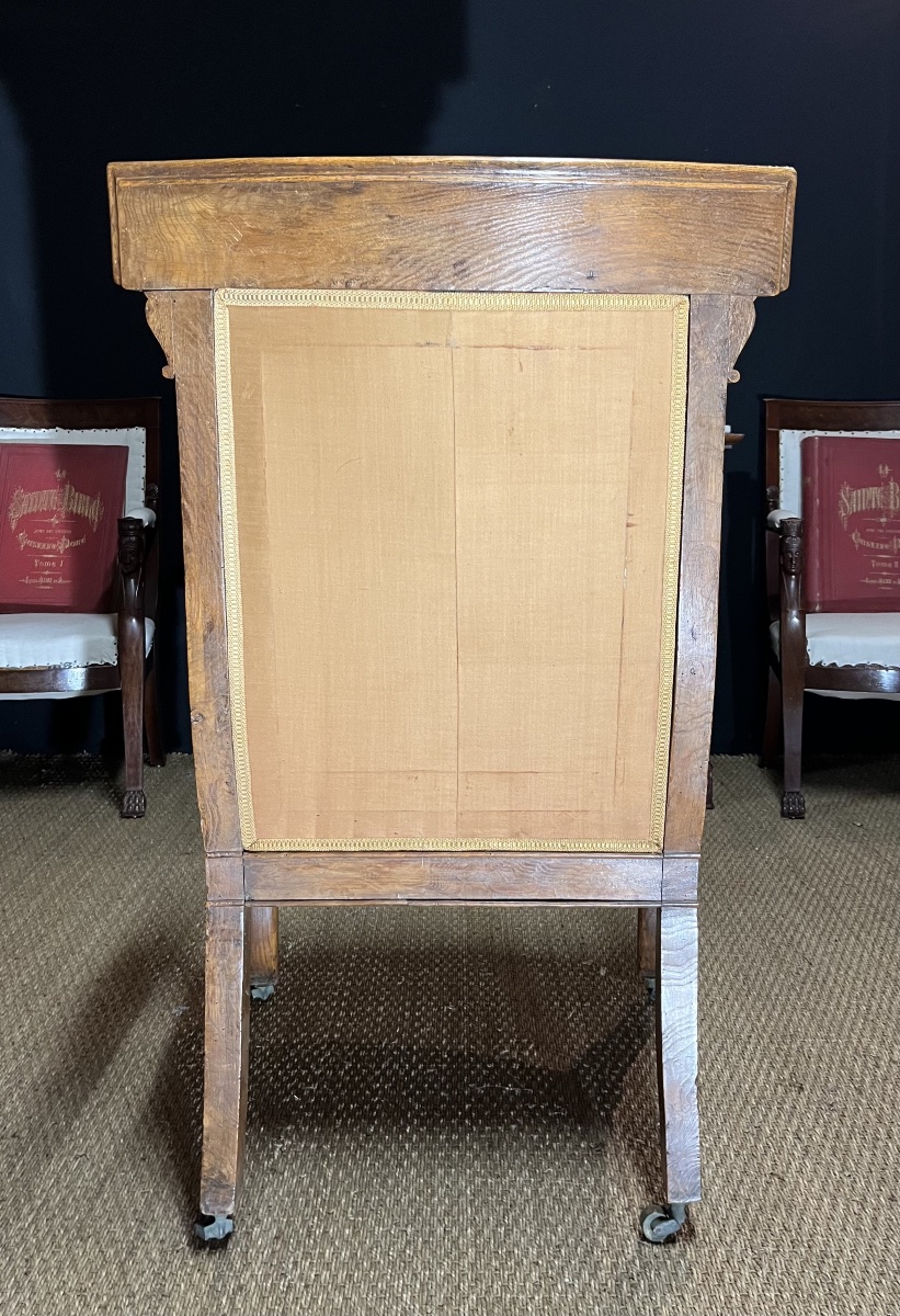 Fauteuil de bureau d’époque Restauration, attr à J.J.Werner 1791-1849-photo-4