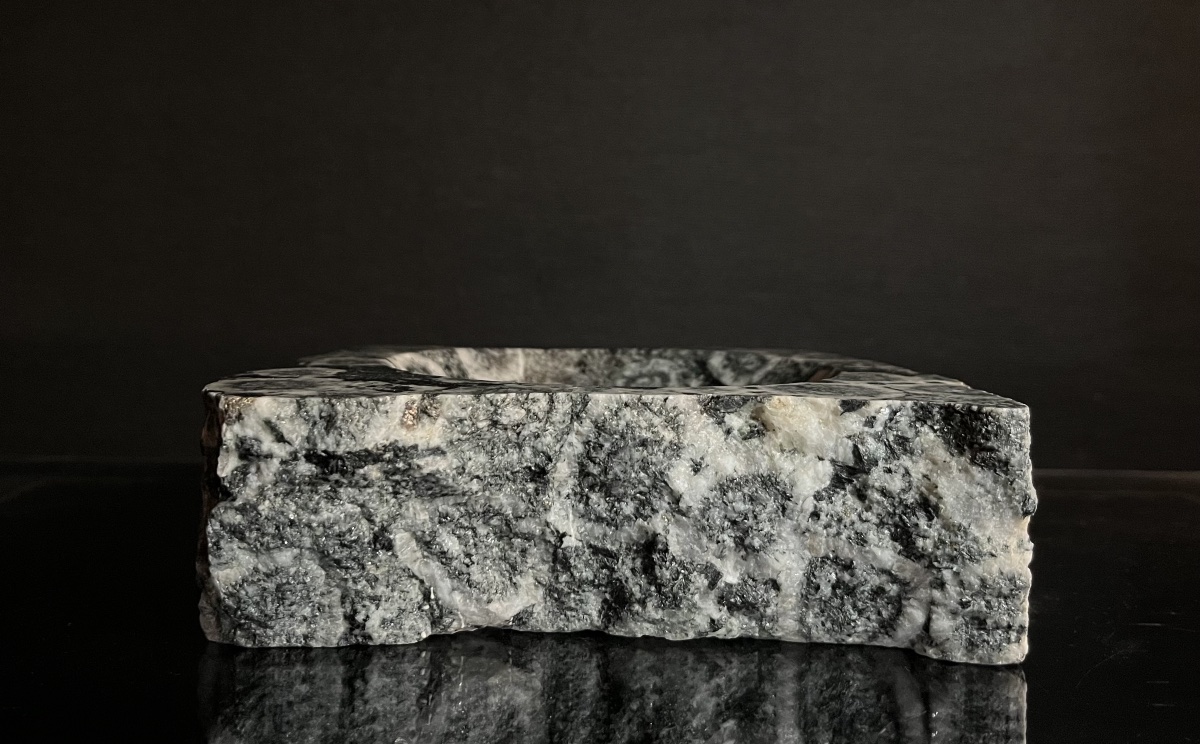 Vide poche en diorite de Santa Lucia, circa 1950-photo-2