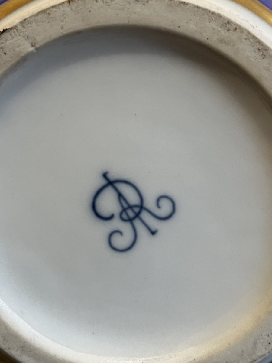 Paire de Grandes Potiches Couvertes en Porcelaine de Saxe par Helena Wolfsohn, Circa 1880-photo-7