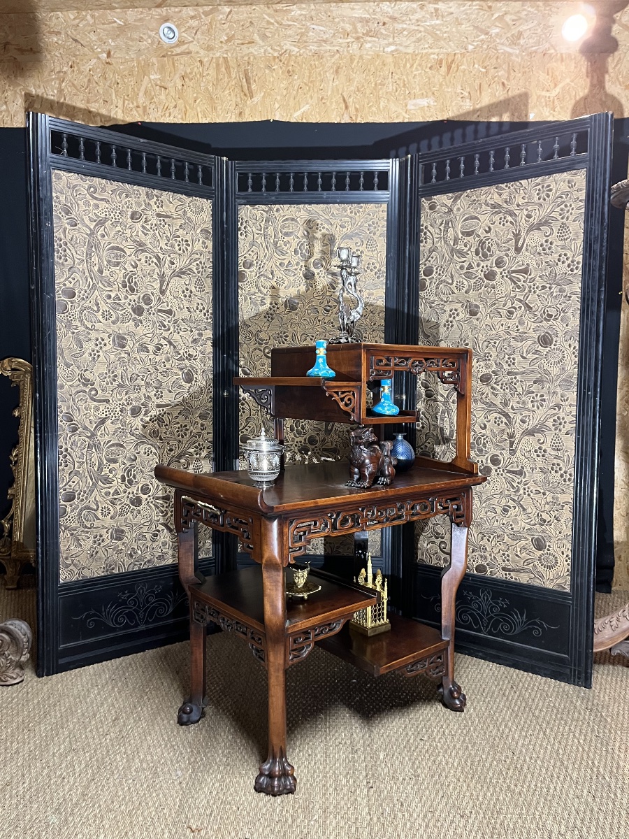 Display Shelf In The Japanese Style, France, Circa 1880-photo-2