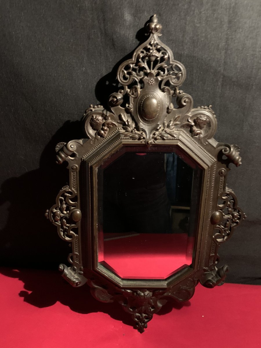 Miroir De Style Néo-renaissance, France Vers 1880-photo-2