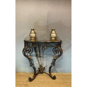 Wrought Iron Console, Provence Circa 1840