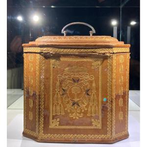 Rare Coffret D’évêque Par L’orfèvre Vincenzo Coasi, Rome Fin XVIIIé