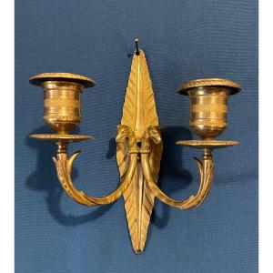 Pair Of Griffin Wall Lights, France, Directoire Period