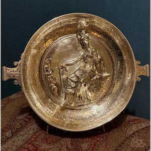 Coupe fac-similé du trésor d’Hildesheim par christofle, circa 1880