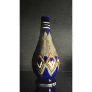 Odetta Quimper, vase à décor géométrique vers 1930