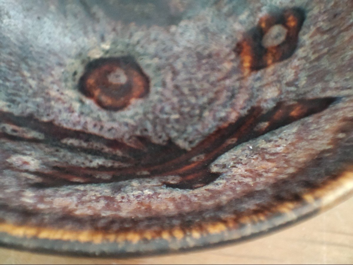 Bowl China Song Period Glazed Stoneware Turtle Shell -photo-7