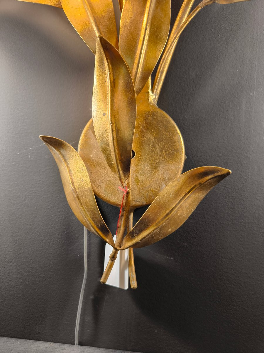 Brass Wall Light By Hans Kölg 1970-photo-4