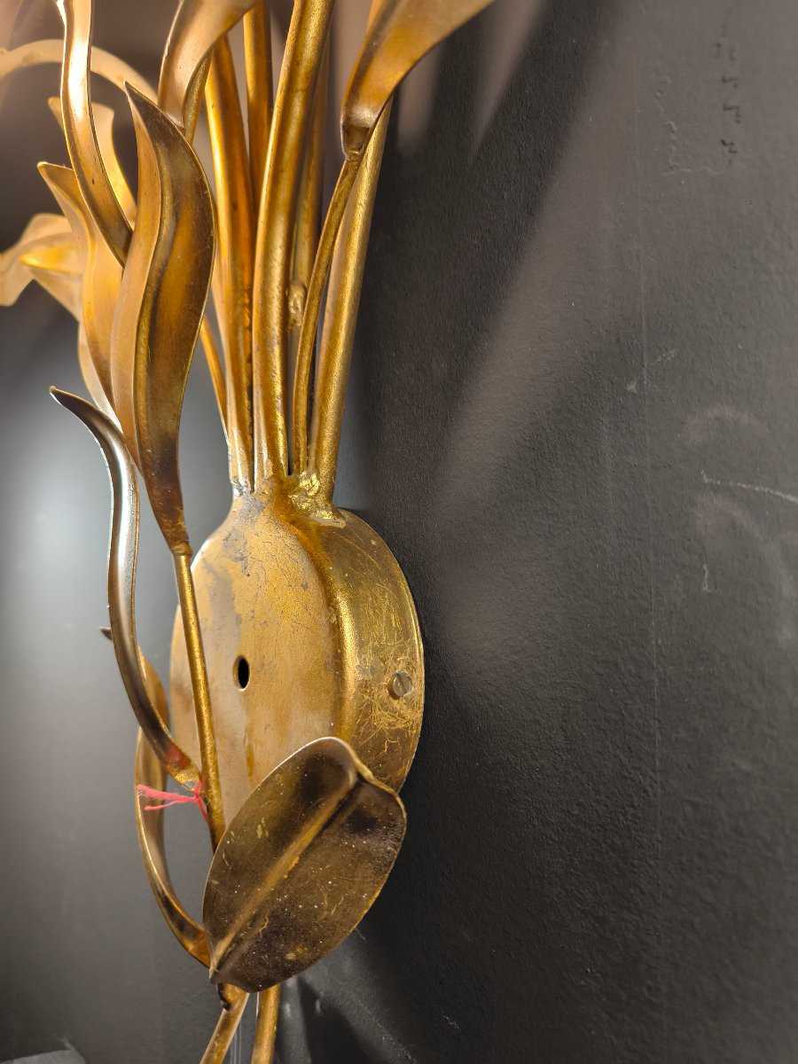 Brass Wall Light By Hans Kölg 1970-photo-1