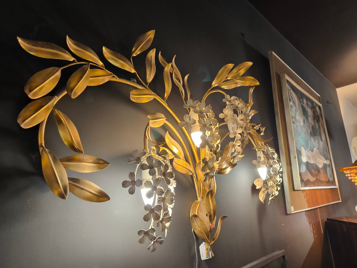 Brass Wall Light By Hans Kölg 1970-photo-2