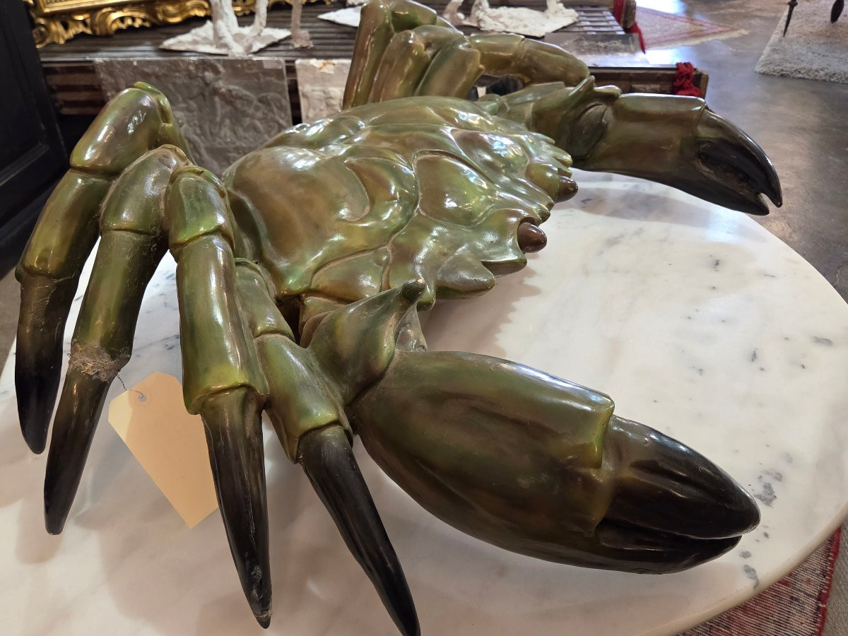 Ceramic Crab 1 M X70 Cm Rafael Bordallo Pinheiro-photo-3