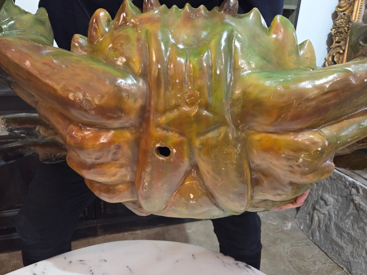 Ceramic Crab 1 M X70 Cm Rafael Bordallo Pinheiro-photo-2