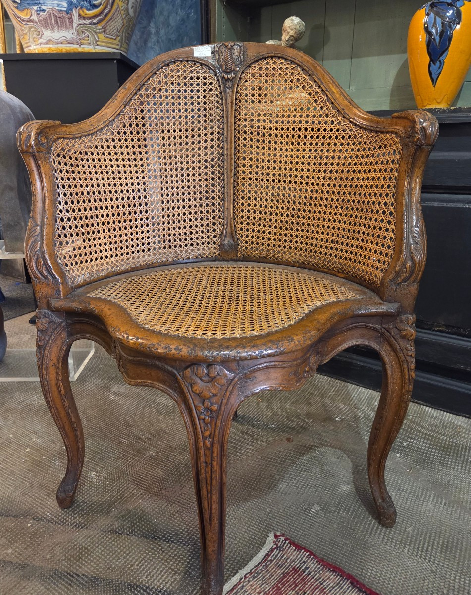 Fauteuil de bureau de style Louis XV