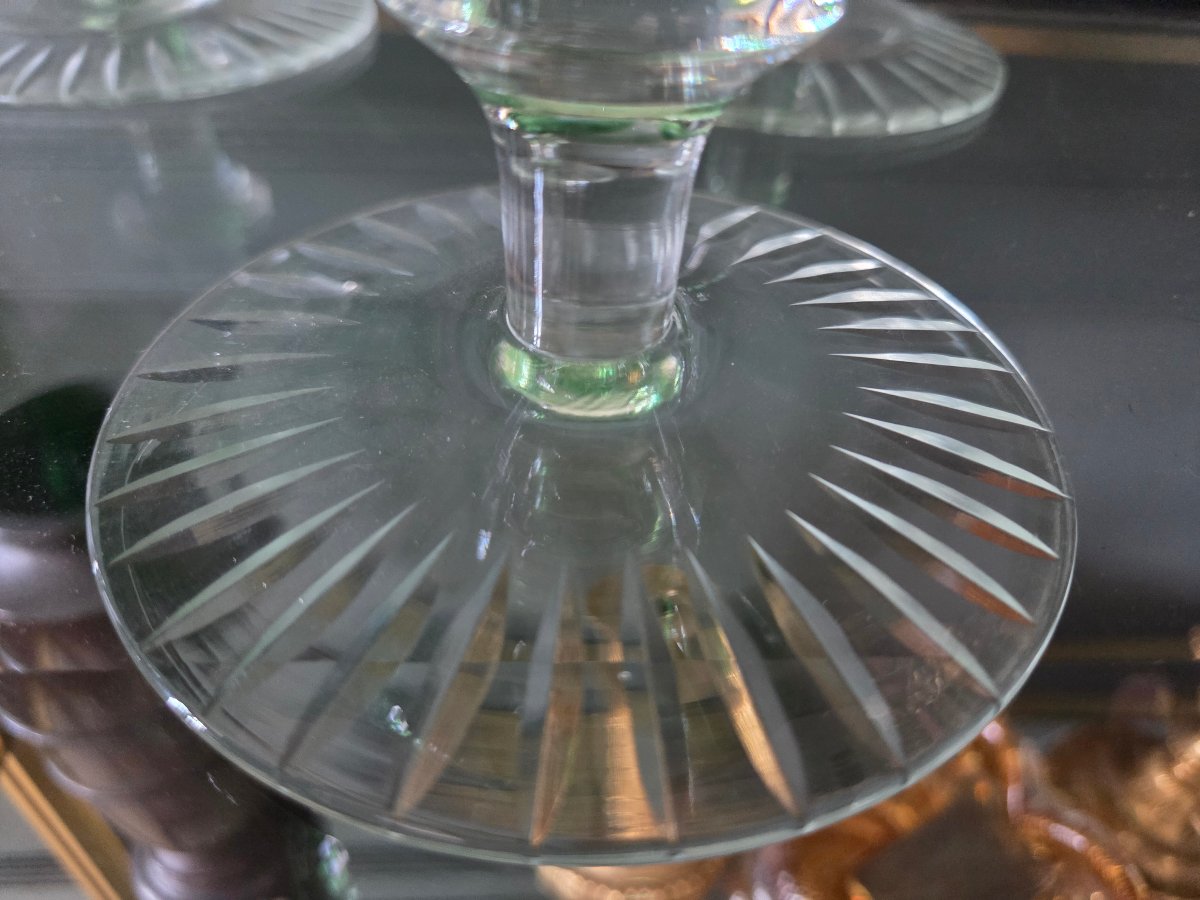 5 coupes en cristal Roemer St Louis-photo-2