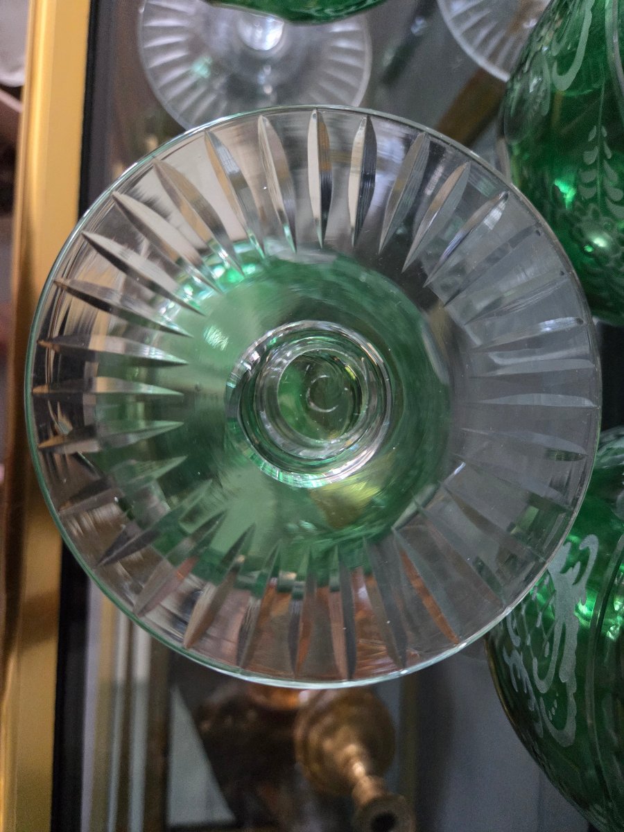 5 coupes en cristal Roemer St Louis-photo-5