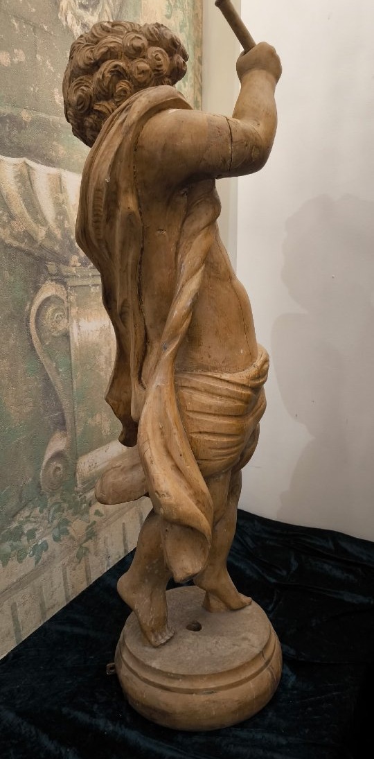 Statue en bois art forain Anderson Carver Bristol-photo-2