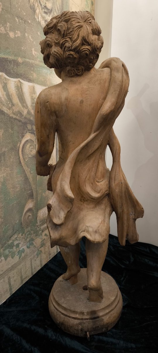 Statue en bois art forain Anderson Carver Bristol-photo-3