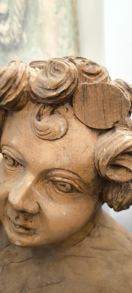 Statue en bois art forain Anderson Carver Bristol-photo-4