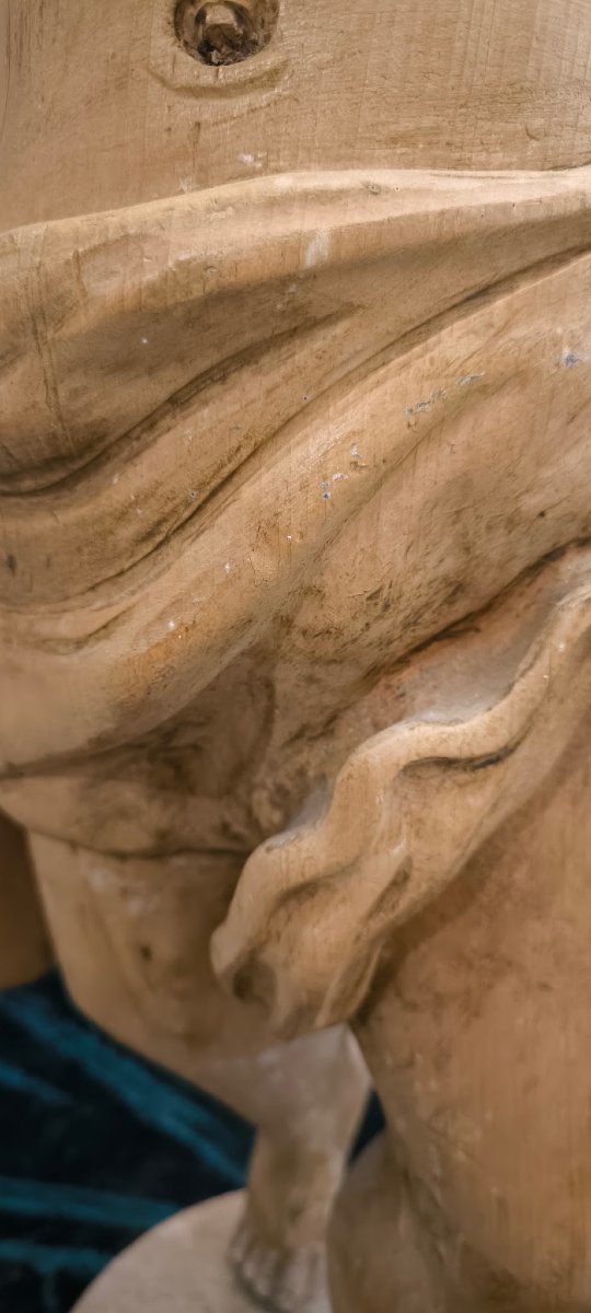 Statue en bois art forain Anderson Carver Bristol-photo-3