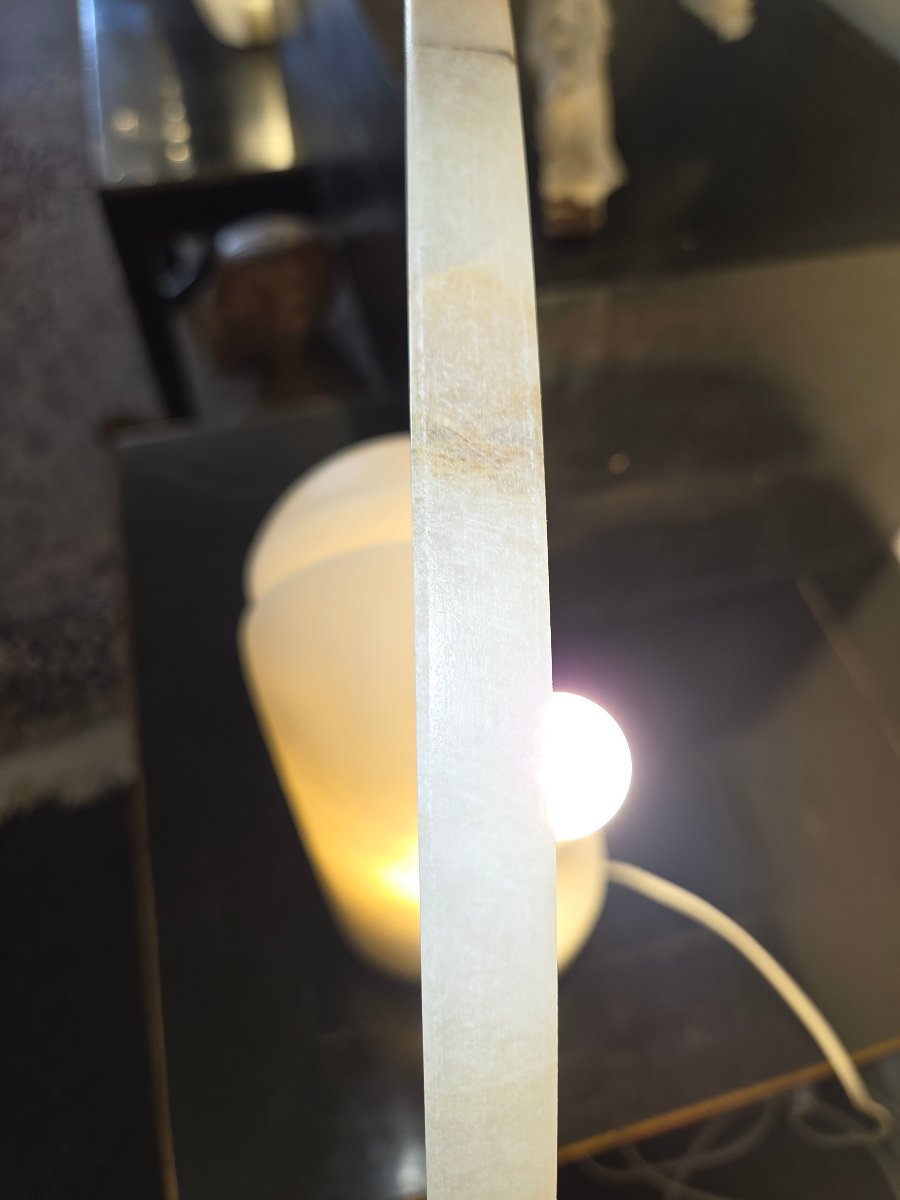 Lampe en albatre  design -photo-3
