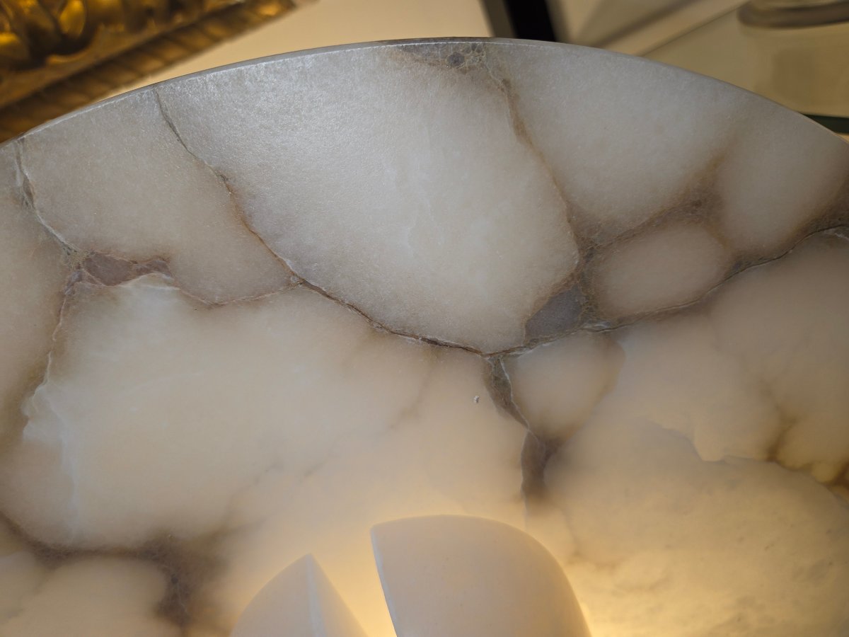 Lampe en albatre  design -photo-4