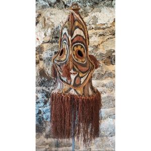 Masque Heaume Art Océanien Papouasie Abelam Sepik