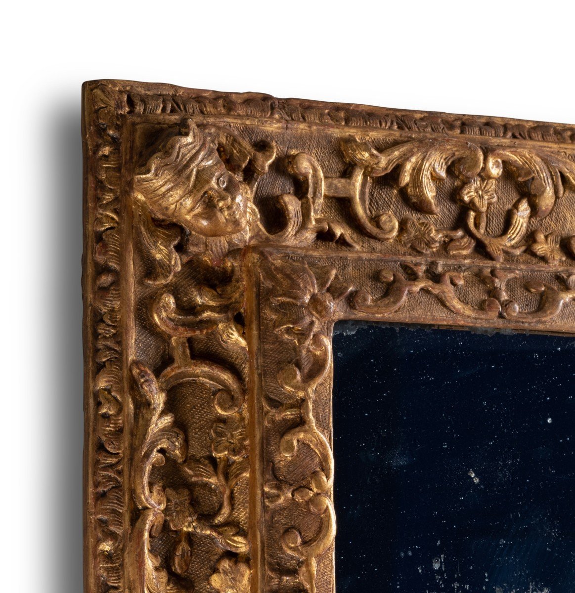 Mirror With Cupids - France, Louis XIV Period-photo-1
