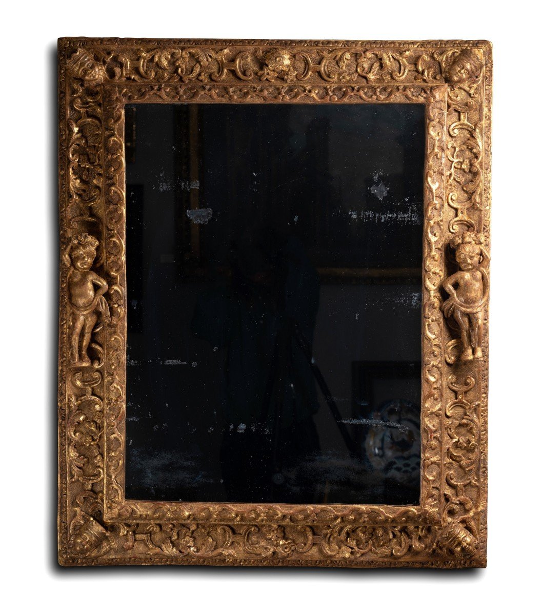 Mirror With Cupids - France, Louis XIV Period