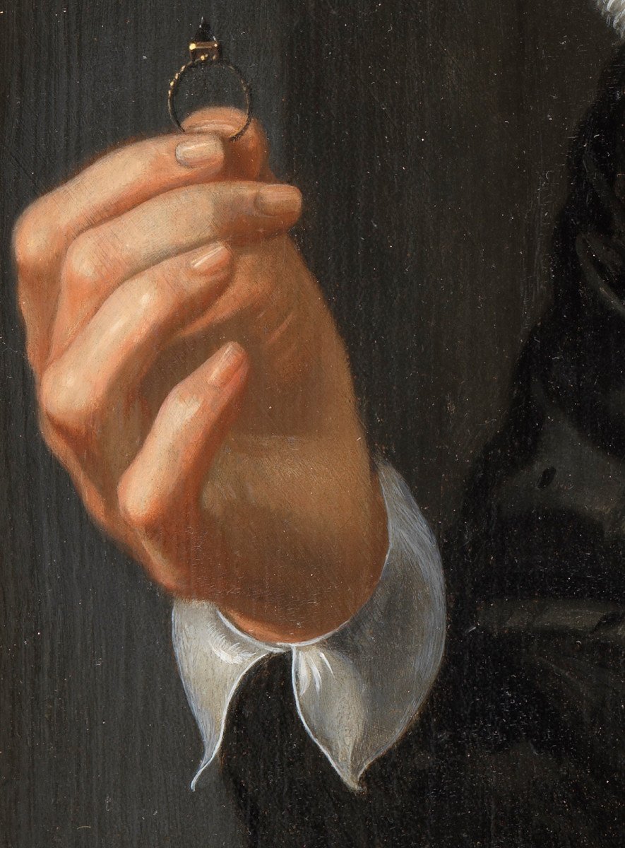 Portrait Of The Goldsmith B. J. Van Assendelft – Werner Van Den Valckert (1580 – C. 1627)-photo-4