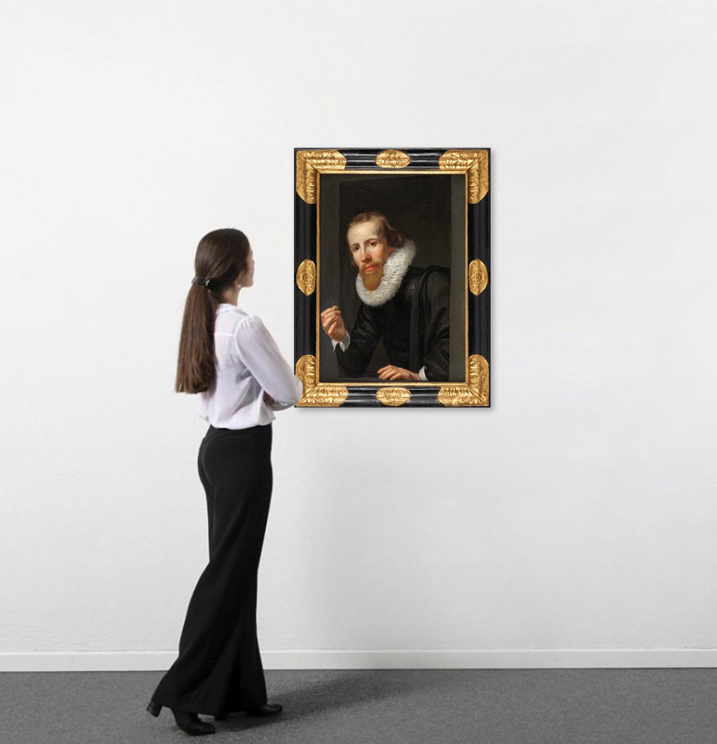 Portrait Of The Goldsmith B. J. Van Assendelft – Werner Van Den Valckert (1580 – C. 1627)-photo-3
