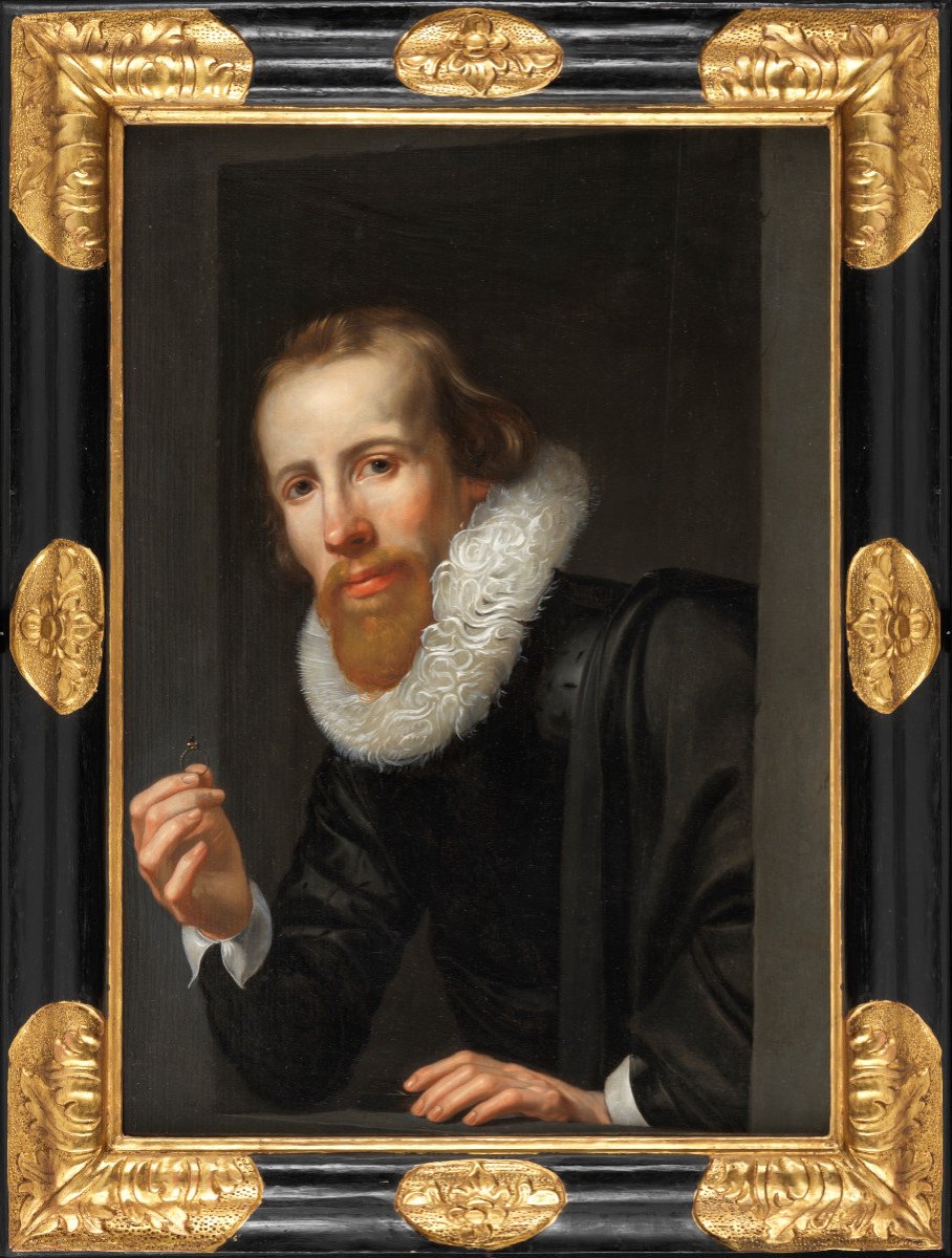 Portrait Of The Goldsmith B. J. Van Assendelft – Werner Van Den Valckert (1580 – C. 1627)
