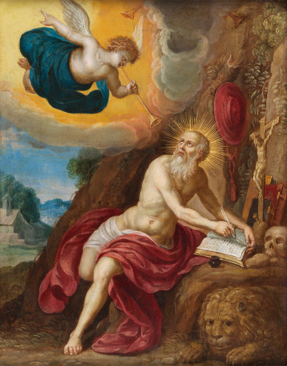La vision de saint Jérôme – Frans Francken II (1581 – 1642)-photo-2