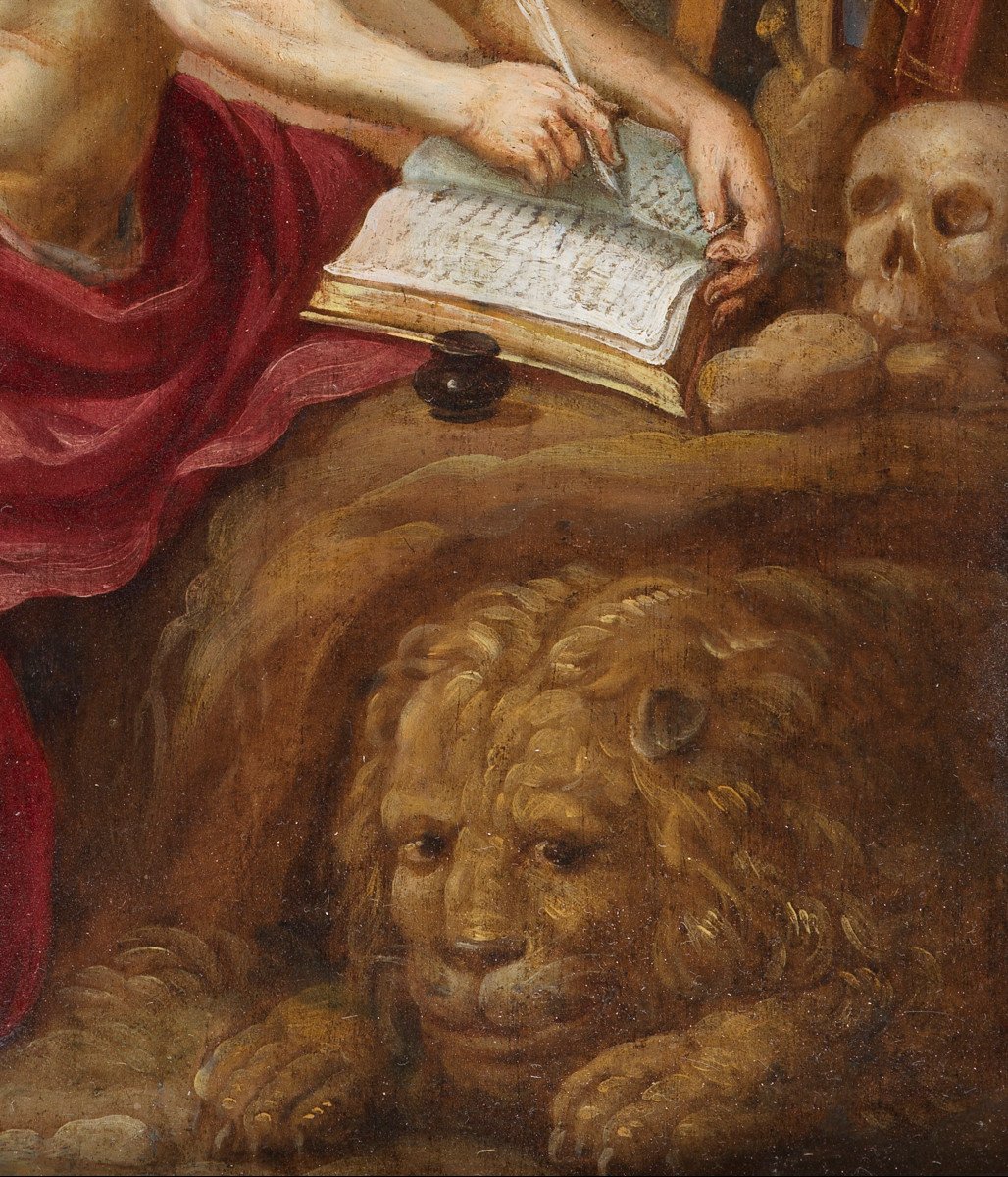 La vision de saint Jérôme – Frans Francken II (1581 – 1642)-photo-2