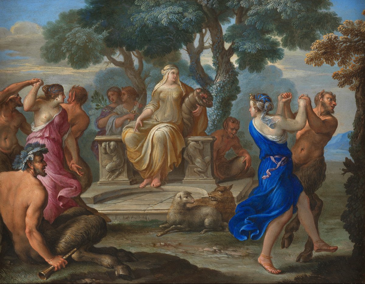 Allegory Of Peace – Filippo Lauri (1623 – 1694)-photo-2