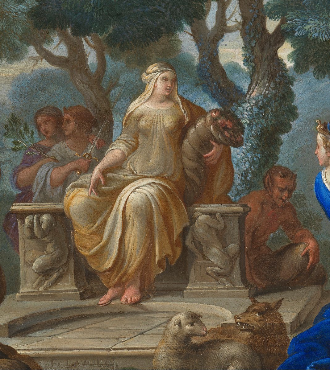 Allegory Of Peace – Filippo Lauri (1623 – 1694)-photo-3