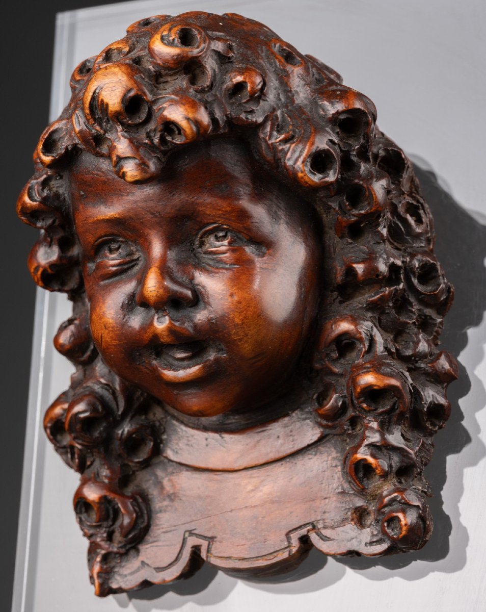 Head Of Love – Flanders Or Holland 17th Century-photo-3