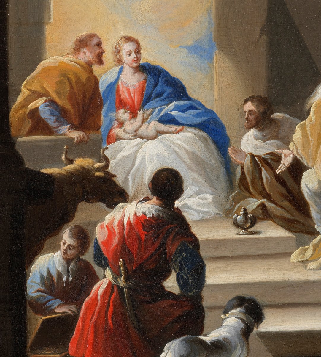 Adoration des Mages. Ecole fran&ccedil;aise du XVIIIe si&egrave;cle, entourage de Jean-Honor&eacute; Fragonard.-photo-3