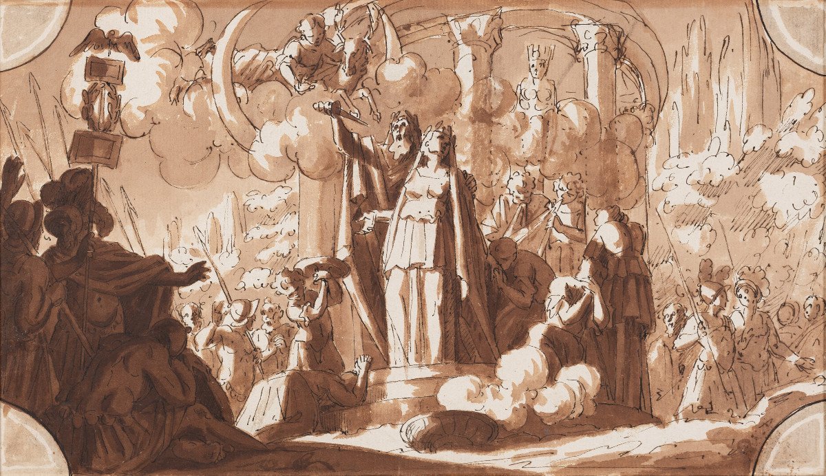 The Sacrifice Of Iphigenia – Italian School Of The 18th Century