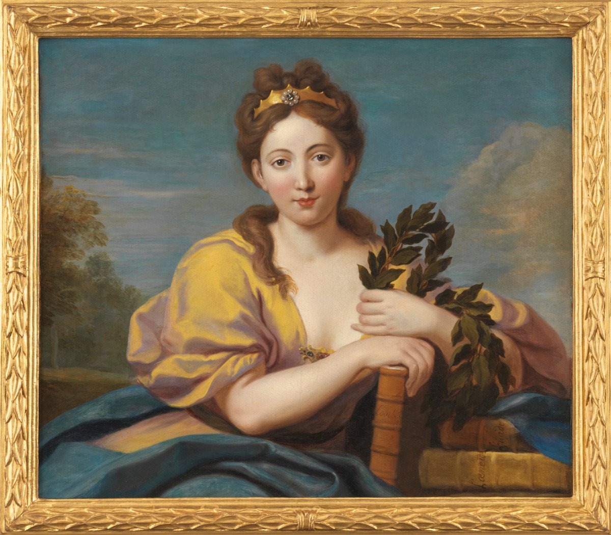 Calliope, Muse Of Epic Poetry – Louis De Boullogne The Younger (1654 – 1733) Attr. Has