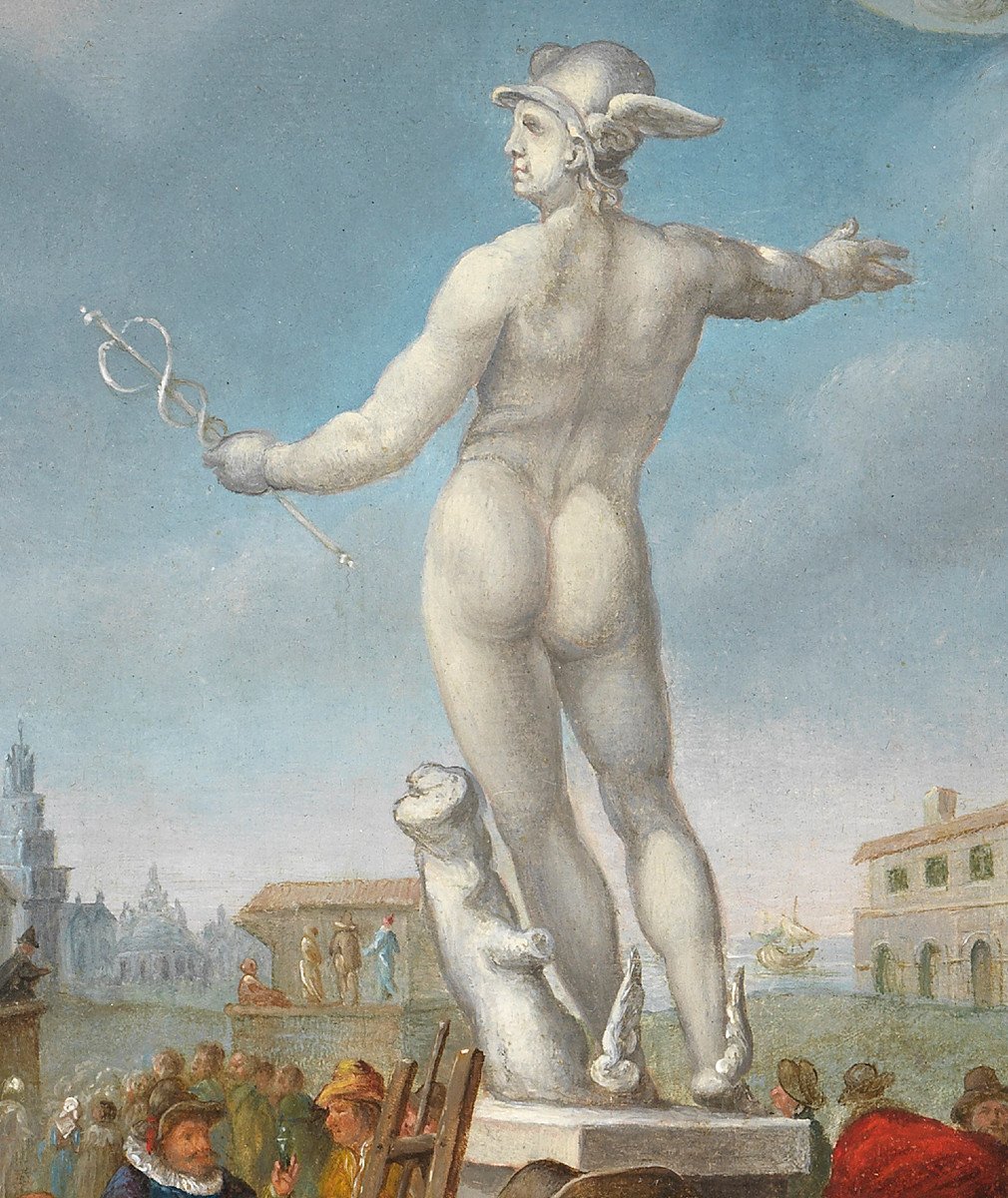 Mercury Presiding Over The Arts – Flemish School Around 1600-photo-1