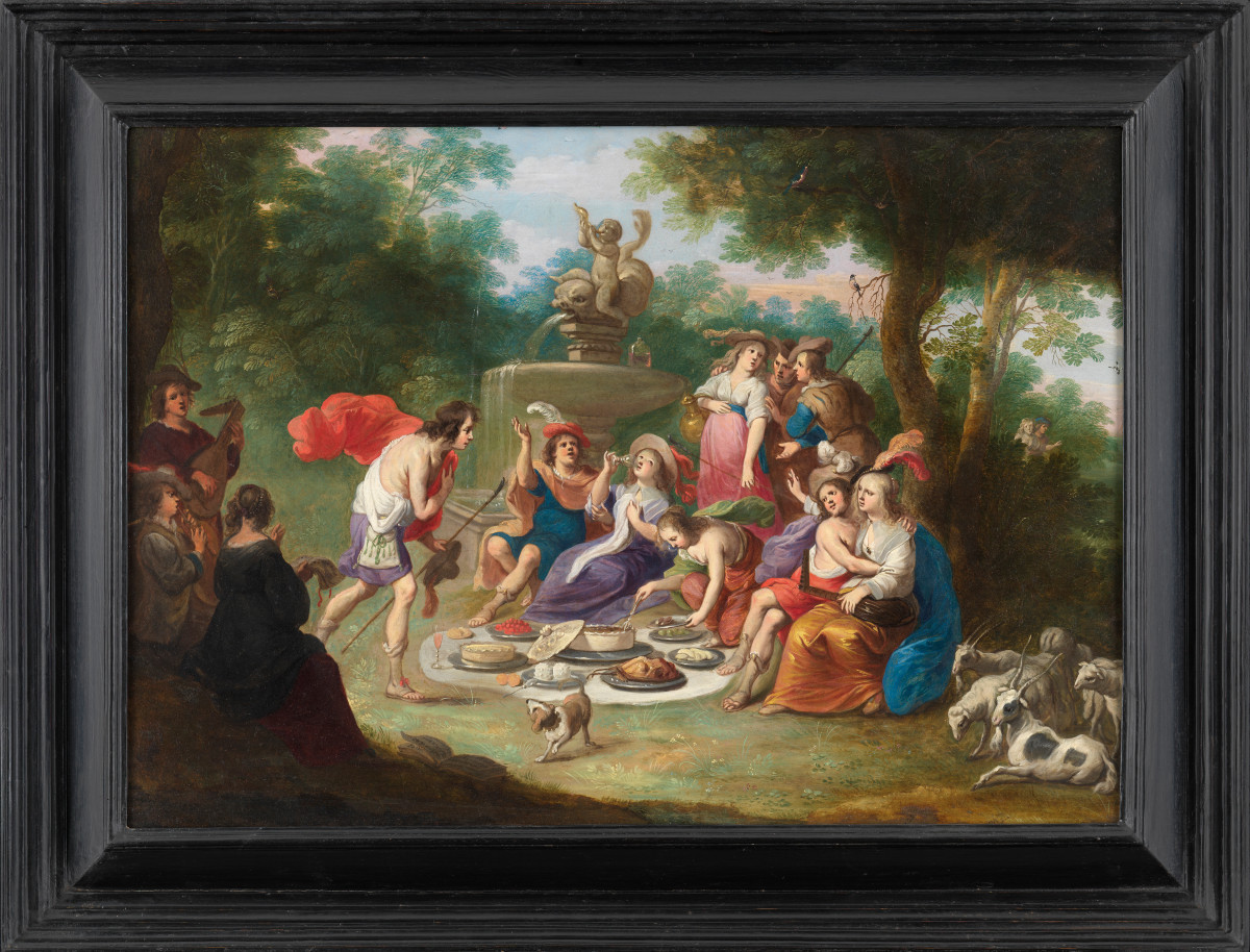 Agapes sur l’herbe – Ecole anversoise du XVIIe siècle
