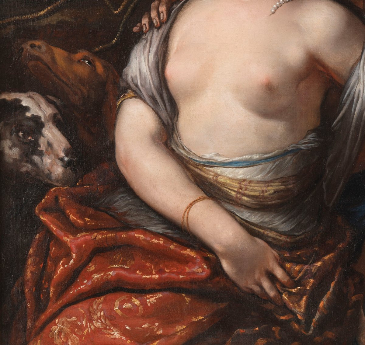 Venus And Adonis – Attributed To Antonio Bellucci (1654 – 1726)-photo-4