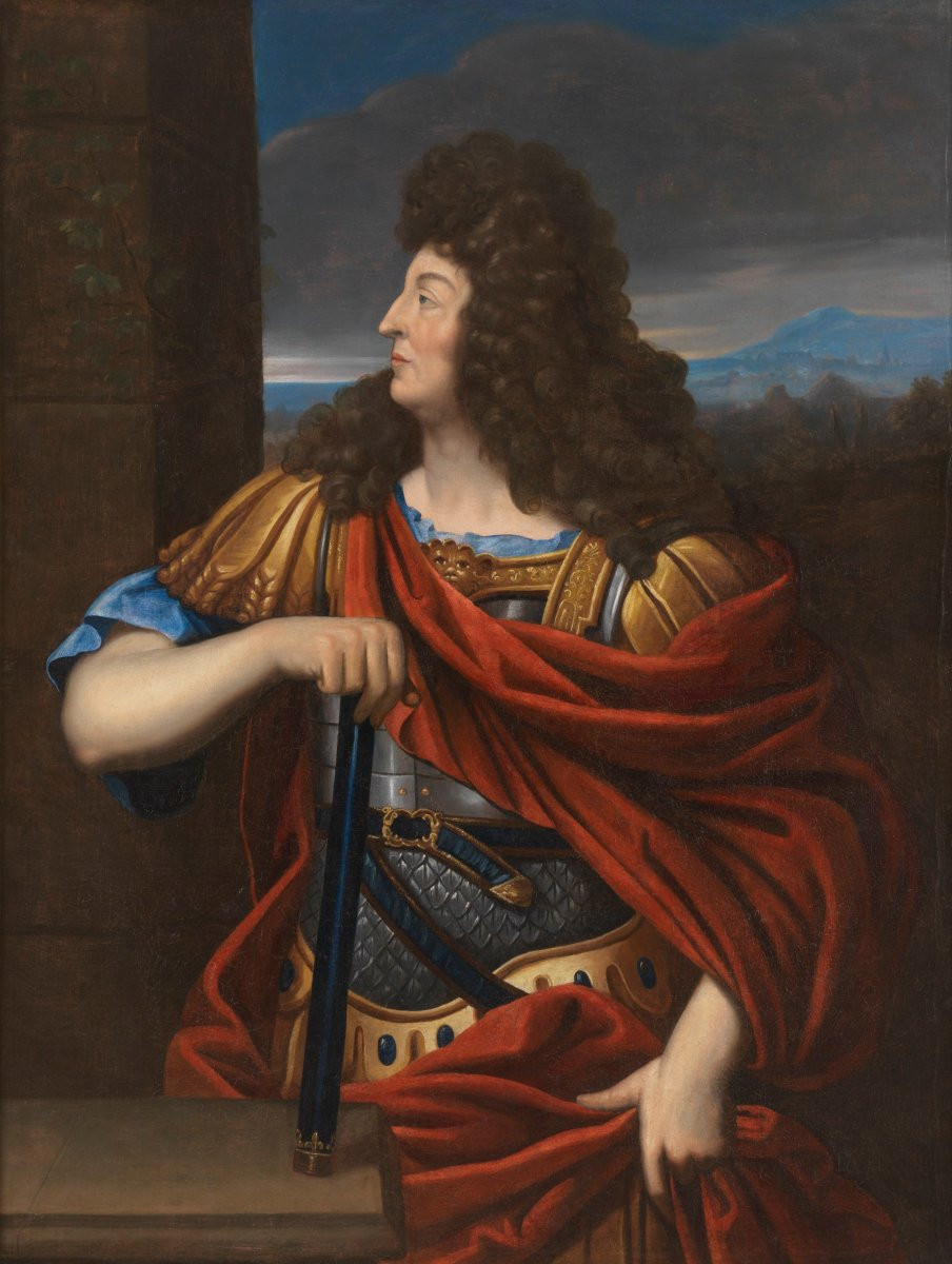 Louis XIV en général romain – Atelier de Pierre Mignard (1612 – 1695)-photo-2