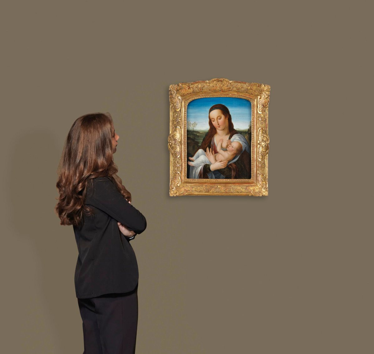 Maria Lactans. Bruges School Around 1600-photo-4