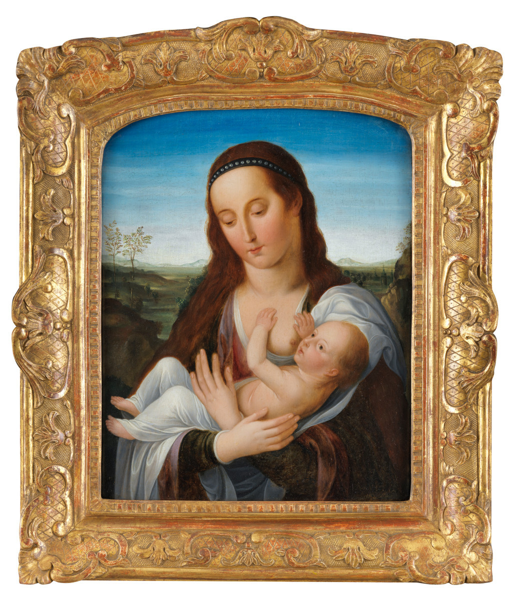 Maria Lactans. Bruges School Around 1600