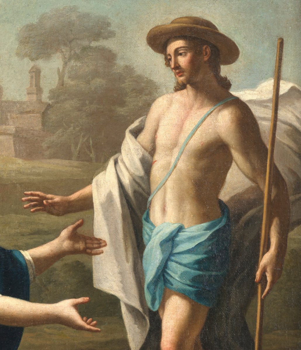 Noli Me Tangere – Roman School Around 1700 Attributed To Carlo Maratta-photo-3