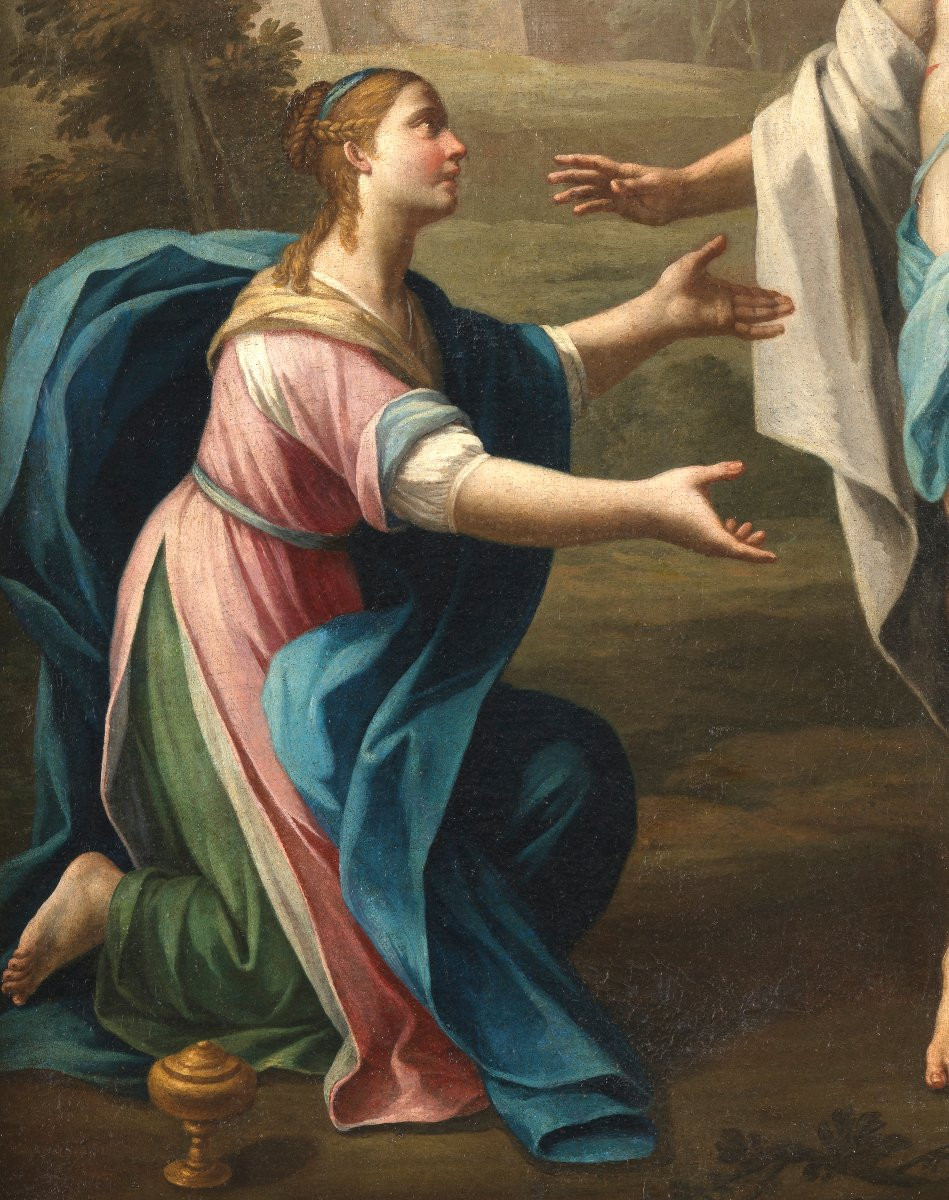 Noli Me Tangere – Roman School Around 1700 Attributed To Carlo Maratta-photo-4