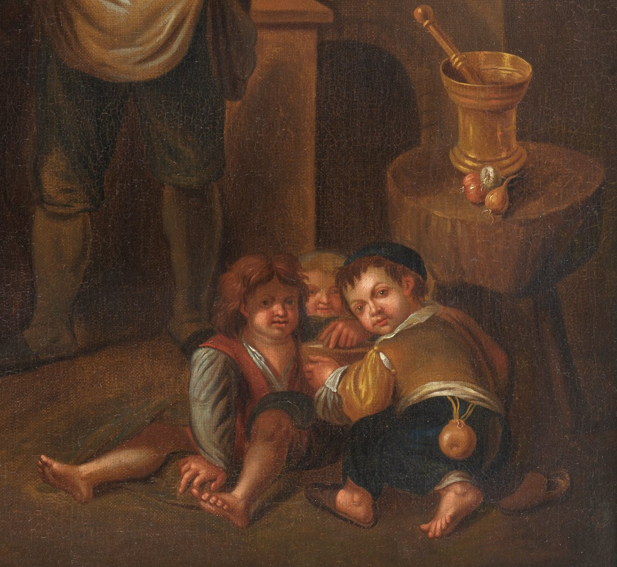 The Fortune Teller – Attributed To Simon De Vos Circa 1640-photo-2