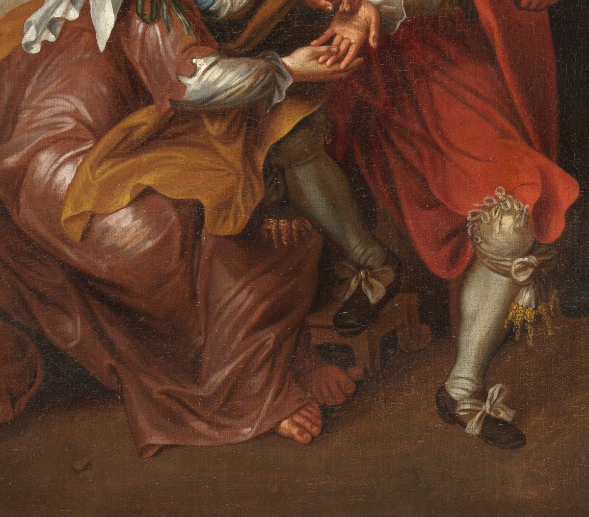 The Fortune Teller – Attributed To Simon De Vos Circa 1640-photo-3